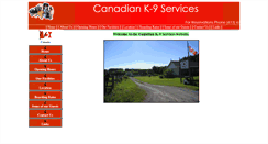 Desktop Screenshot of canadiank9services.com